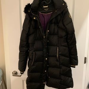 Juicy Couture Puff Long Jacket Black M